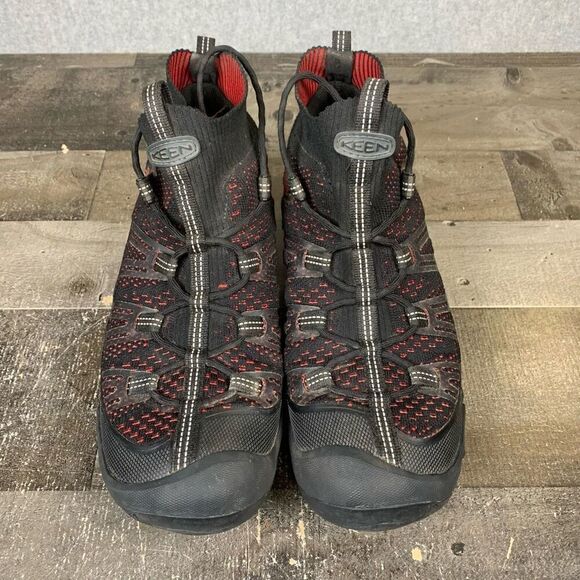 Keen Men’s Size 10.5 Targhee Evo Mid Hiking Boots Red Pull On Adjustable - Picture 6 of 10